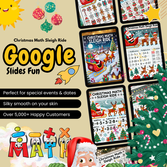 Christmas Math Sleigh Ride - Google Slides Fun