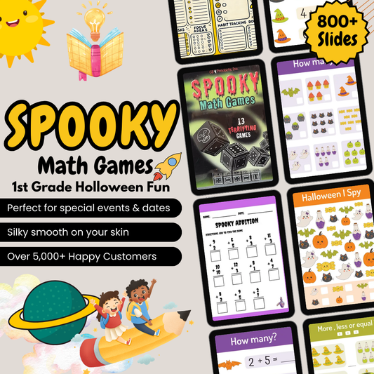 Spooky Math Games - 1st Grade Halloween Fun