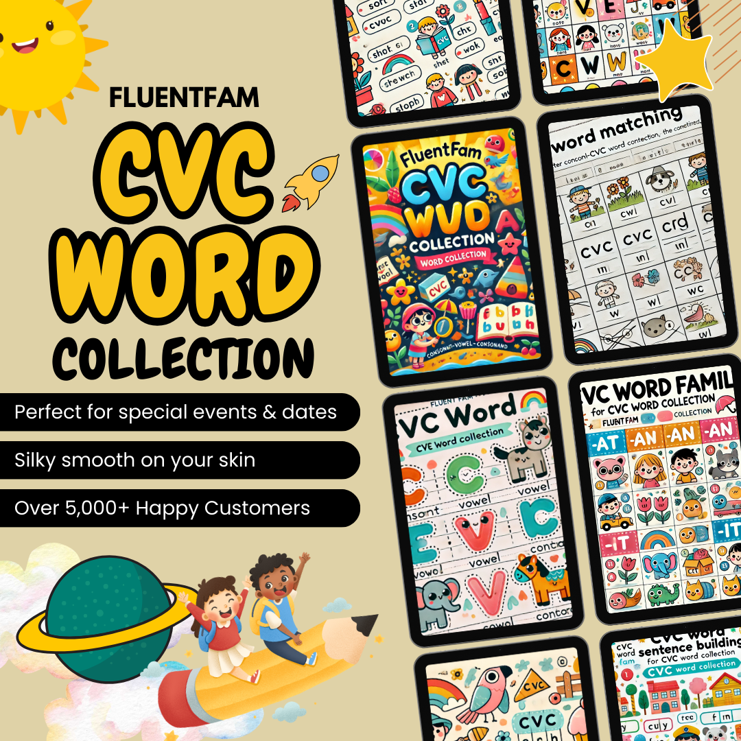 FluentFam  CVC Word Collection