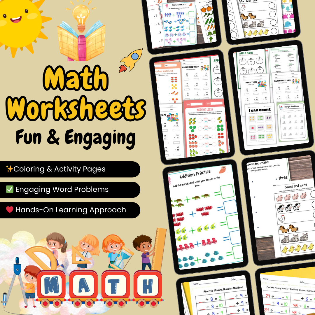 Math Worksheets – Fun & Engaging