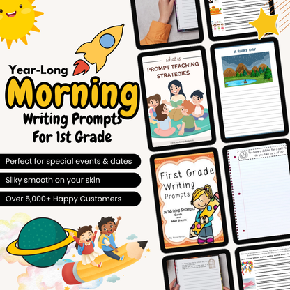 Year-Long Morning Writing Prompts for 1st Grade