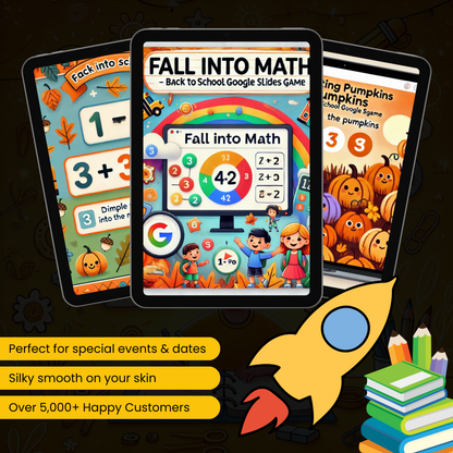 Fall Into Math - Back to School Google Slides Games