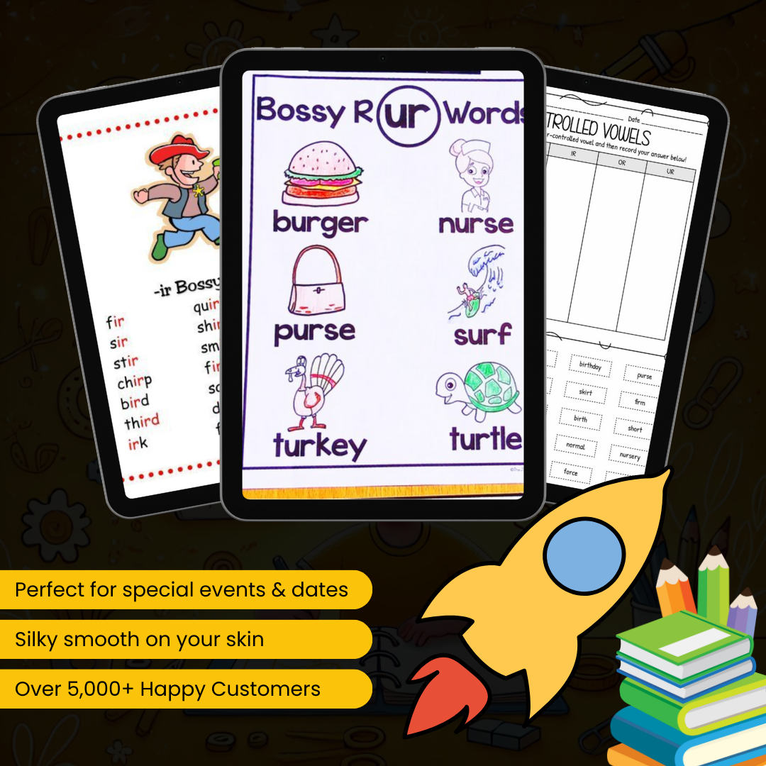 Ultimate Bossy R Worksheets Bundle - R Controlled Vowels