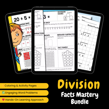 Division Facts Mastery Bundle