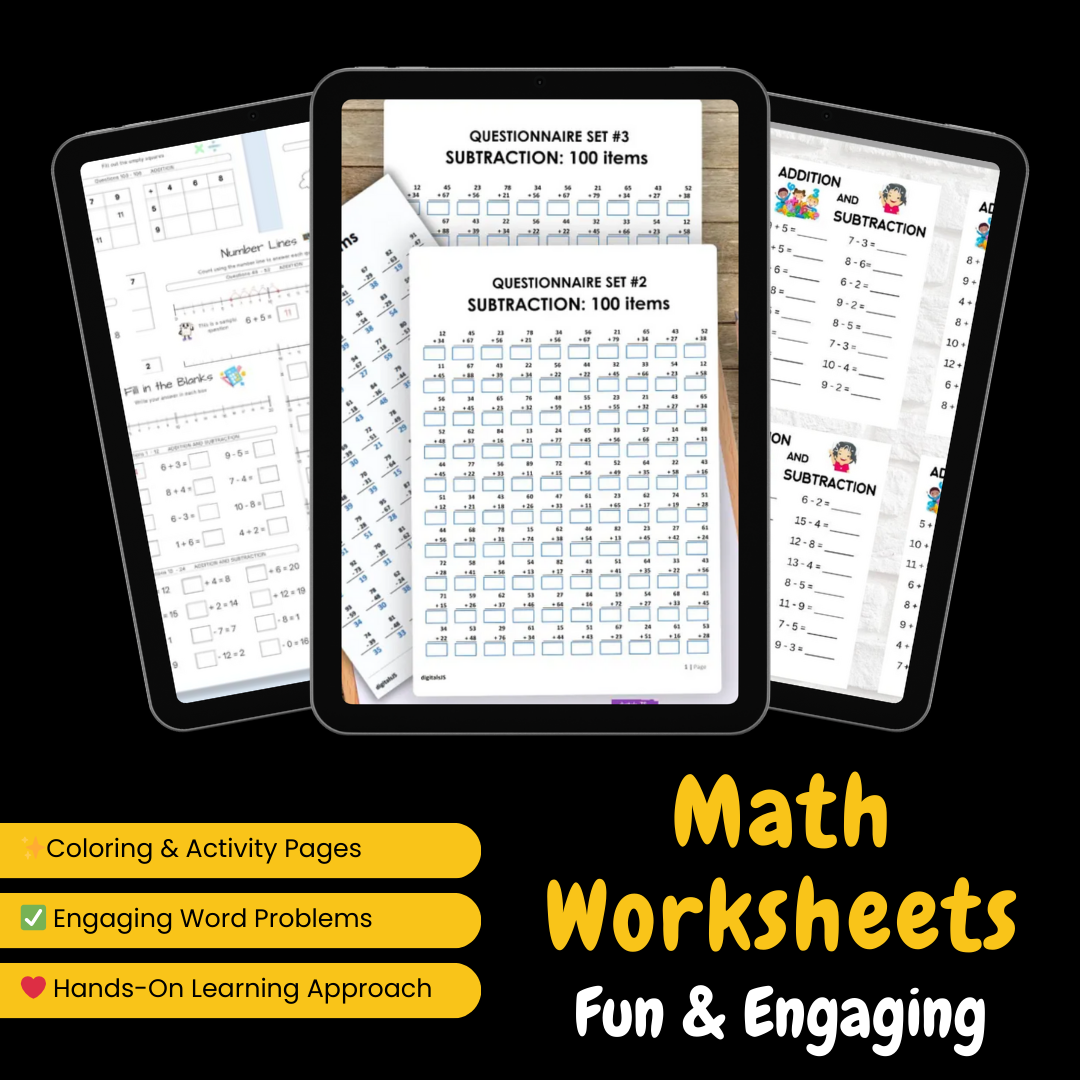 Math Worksheets – Fun & Engaging