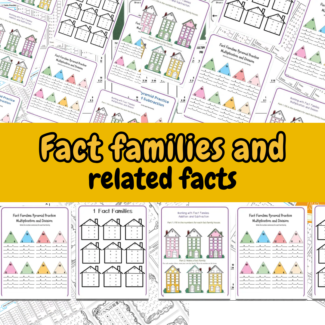 Multiplication Facts Mastery Bundle